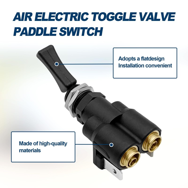 SYudwen Air Electric Toggle Valve Paddle Switch Replacement for OEM