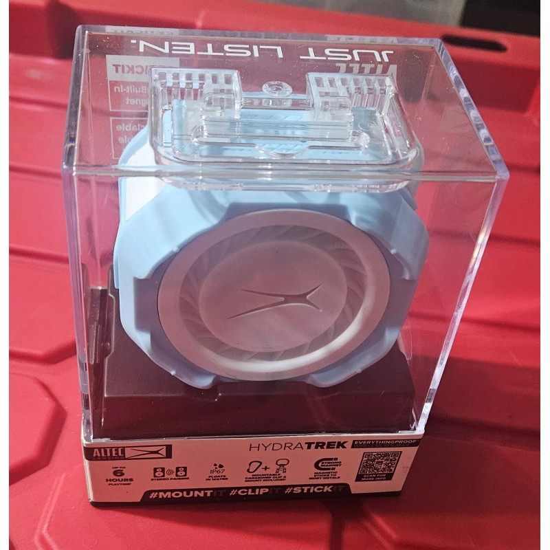 Altec Lansing HYDRATREK 2.0 Bluetooth Speaker Wireless Waterproof Floats Blue