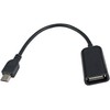 BWESOO White Micro USB to USB OTG Host Adapter -