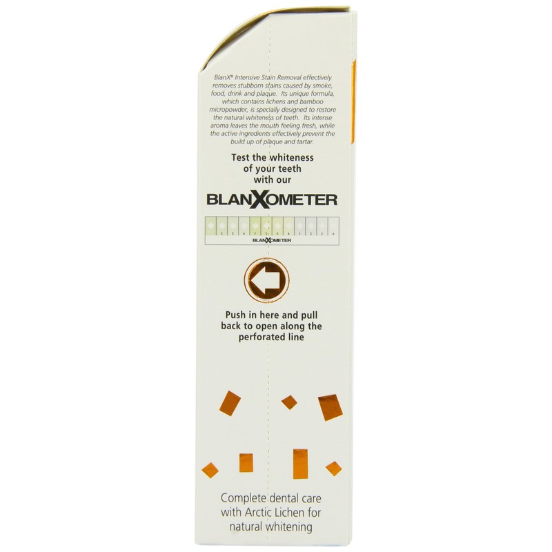 BlanX Intensive Stain Removal Whitening Toothpaste, 75ml