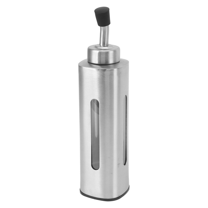 220ml Oil Dispenser Bottle Stainless Steel Oil Bottle Sauce Container