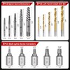 15Pcs Screw Extractor Set, Easy Out Extractor Set, Left Hand