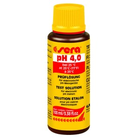 sera 8916 Prüflösung pH 4,0 (25 °C). For Ukulele and Check pH Measuring Devices and pH Controller