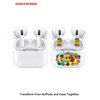 RockMax for AirPods 3rd Generation Decal Sticker, Neat Emoticon AirPod