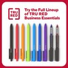 TRU RED Retractable Gel Pens - Quick Dry, Smudge-Free Writing,