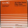 KEN AG D532 030957 Non Gauze Disk Milk Filter, Tan