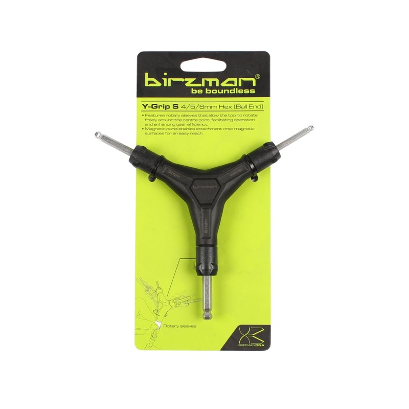 Birzman Y-Grip S 4/5/6mm Ball End Hex Key Set –