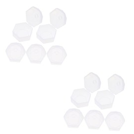 10 Pcs Storage Box Soother Case Holder Travel Case Container Clip Holder Shield Holder Pp Plastic - Bib Mother