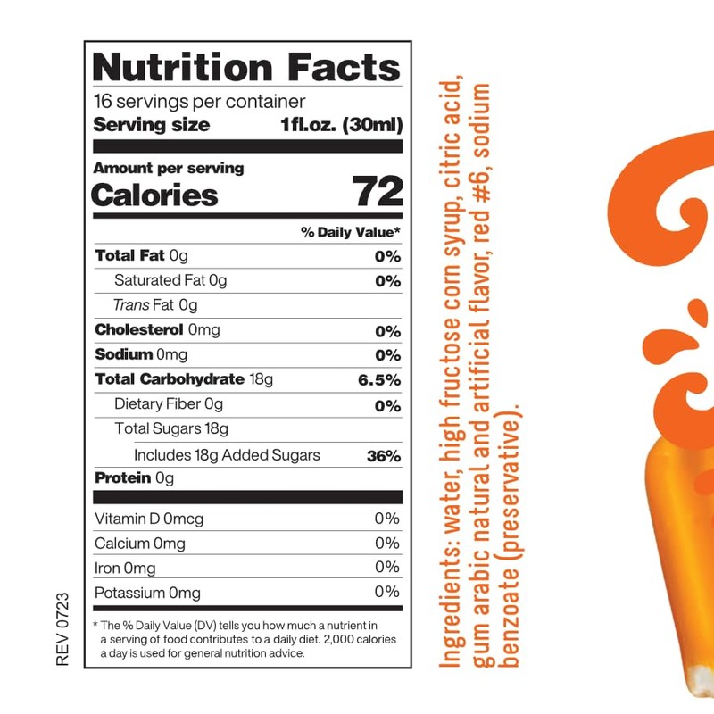 Time For Treats Flavored Syrup for Snow Cones, Homemade Sodas,