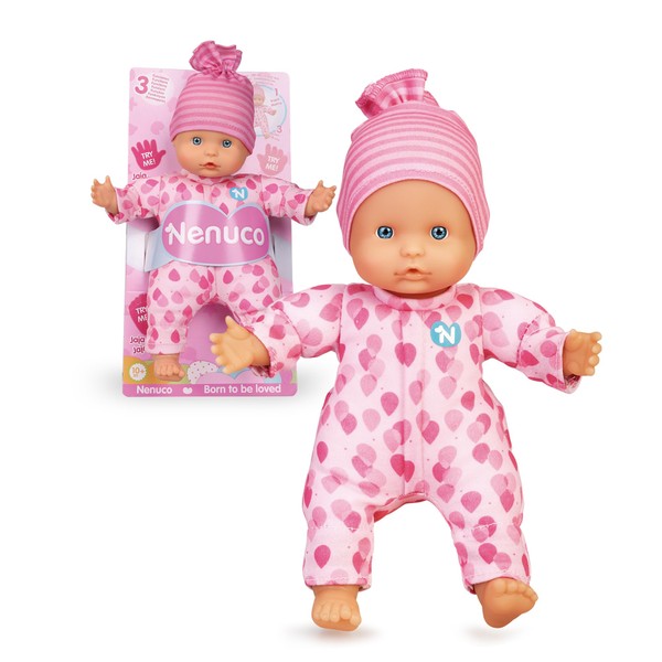 Nenuco Soft Doll with 3 Functions, Makes Baby Sounds for