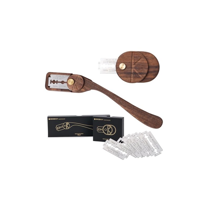 ROCKSHEAT Bread Lame Set with Blade Cover, Two Scoring Knifes