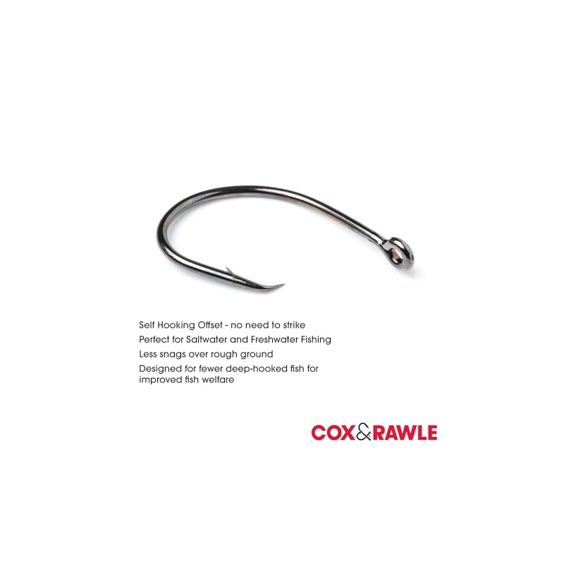 Cox & Rawle Mutsu Circle Extra Sea Fishing Hooks Size
