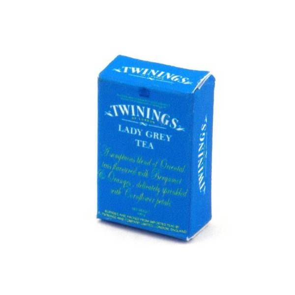 MyTinyWorld 2 x Dolls House Miniature Lady Grey Tea Boxes