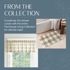 Elrene Home Fashions Cortina de Ducha a Cuadros de búfalo,