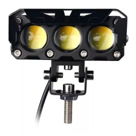 yuqing.fc Par Faros De Lupa Luz Led Spot Doble Color Par Autos Motos