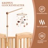 Mobile Holder for Baby Cot, Wooden Mobile Holder Changing Table