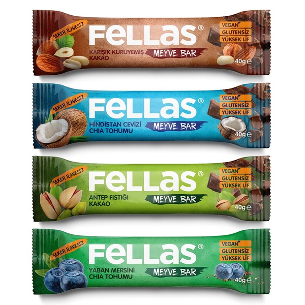 Fellas Meyve Bar, Karma Kutu (4 Çeşit), 12 Adet