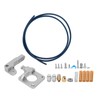 Extruder Kit Gray Aluminum 3D Printer Accessories PTFE Tube Spring