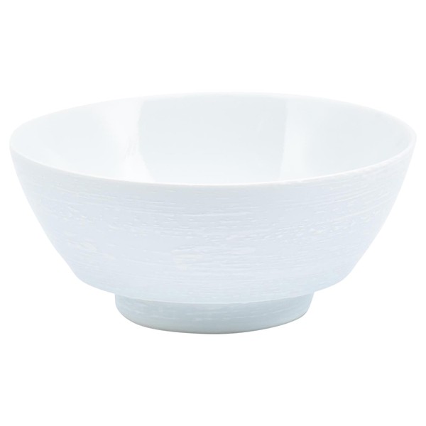 Arita Ware R0344 Ryoso Kiln Ultimate Ramen Pot, Shiosai White