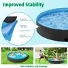 Yaheetech Foldable Dog Pool 71 x 12 Inches Collapsible Hard