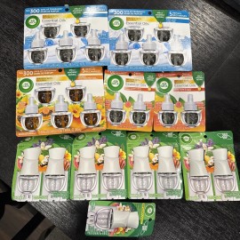 LOT OF Air Wick Scented Oil Natural Essential Oils Lot