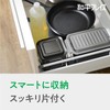 Wahei Freiz RD-0097 Small Oil Pot with Lid, Iron, Fluorine