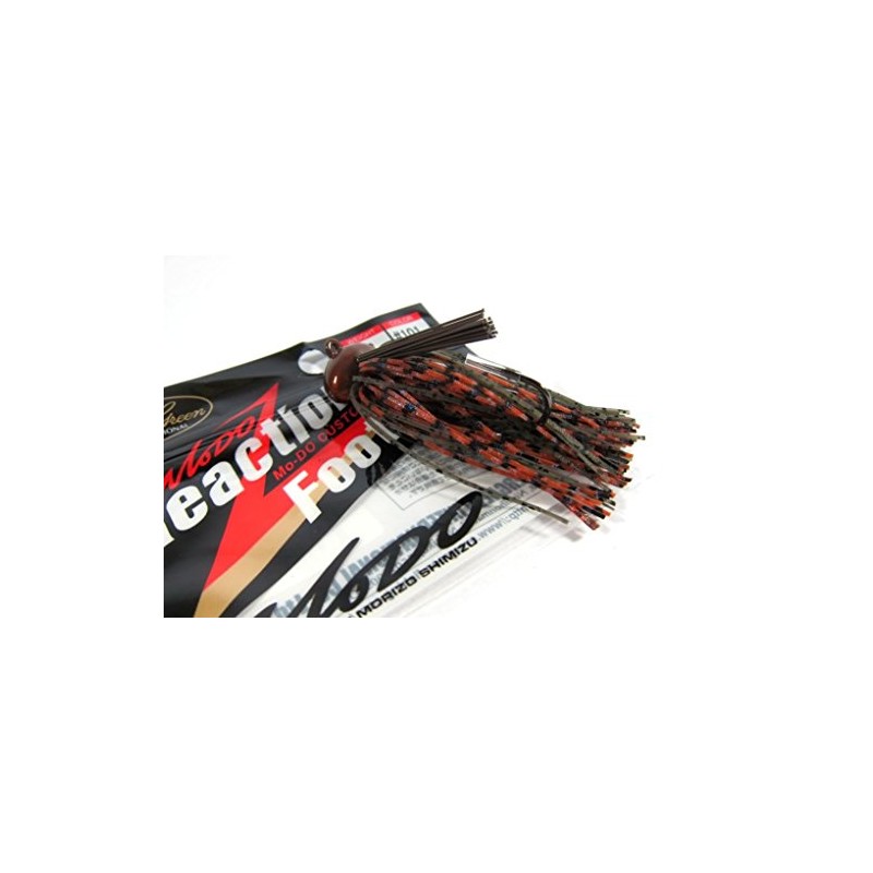 Evergreen Rubber Jig Reaction Football 5/8oz Green Pumpkin Claw #124