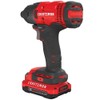CRAFTSMAN V20 Cordless Impact Driver Kit, 1/4 inch, 2 Batteries