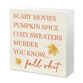 Fall Room Table Decor Sign Fall Decor Decorations for Room Bedroom Living Room Bathroom Kitchen Desk Thanksgiving Decorations
