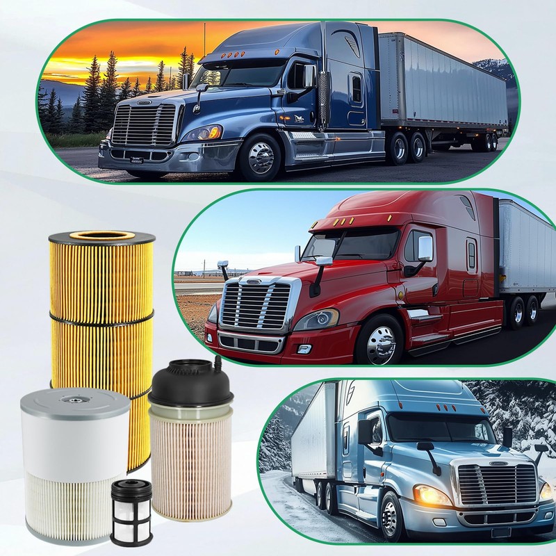 JKLESA AF27879 P551005 FS19915 PF9908 Filter Kit, Compatible With Freightliner