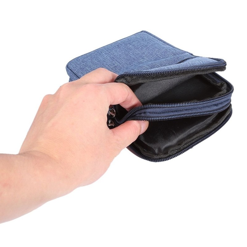 DFV mobile - Universal Multi-Functional Vertical Stripes Pouch Bag Case