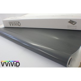 VViViD® Meteorite Dark Grey True R Carbon Fiber Vinyl Wrap Roll with Air Release Technology (10 Feet X 5 Feet)
