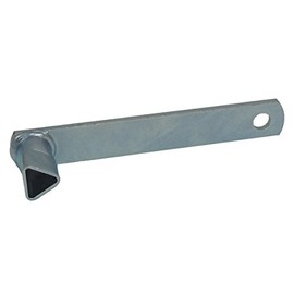 ES Team UVV® DK250 Triangular Key According to DIN 3223 for Cylindrical Bollards with Triangular Locking Mechanism, Galvanised