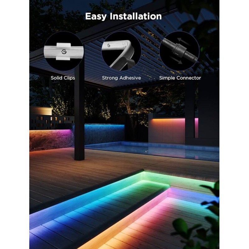 Govee Outdoor Strip Light 98.4ft *2 Boxes For The Price