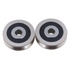 CNBTR V Groove Guide Pulley Rail Ball Bearings Wheel 6000RS