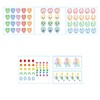 Temporary Tattoo Sticker Decal Sticker Tattoo 1 - Color Hearts 24ea
