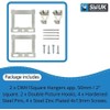 Picture Hanging Kit Canvas Floater Box Frame with Chrome Plated