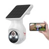 ClipBlur Battery-Powered 1080p WiFi Camera with Solar Charging, AI Motion