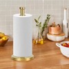 Zoyiancy Paper Towel Holder Countertop, Standing Paper Roll Holder with
