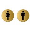 6700-M Toilet Signs for Men and Women Diameter 75 mm