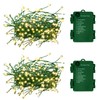 2Pack Outdoor Fairy Lights Battery Operated,10Feet 100LED Green Copper Wire