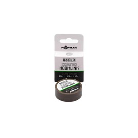 Korda Basix Coated Hooklink 25lb 10m - Soft, Supple Camo Green Coated Braid, Anti-Tangle Fishing Line for Carp Rigs, Easy Knotting, Durable Leader Material