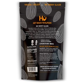 Hu Hunks Vegan Chocolate Covered Almonds With Sea Salt | 2 Pack | Non-GMO, Gluten Free, Paleo, Organic Dark Chocolate