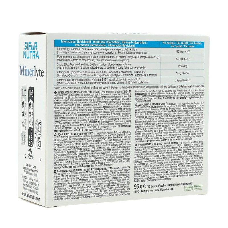 Sifar Nutra Minerlyte Electrolyte Preparation with Potassium, Magnesium, Sodium, Vitamin