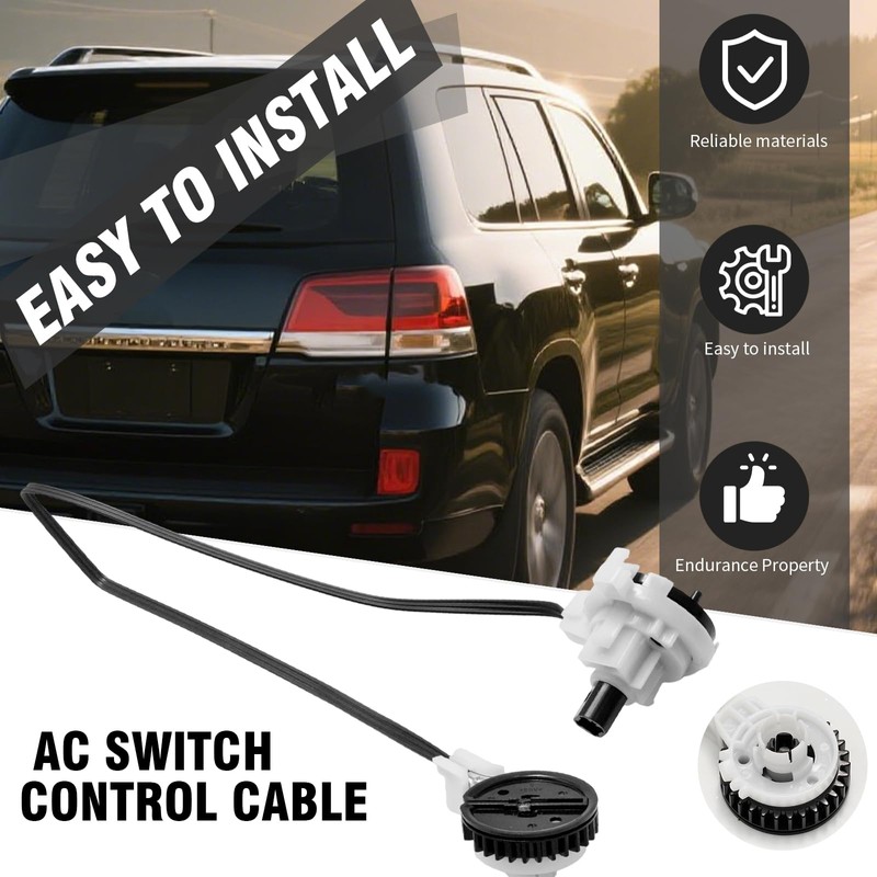 VIKKSAER 55906-26060 Heater AC Switch Control Cable, Replacement for Toyota