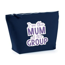 Hippowarehouse I'm The Mum of The Group Printed Make up Cosmetic wash Bag 18x19x9cm