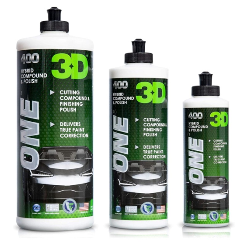 3D One Car Scratch & Swirl Remover Hybrid Rubbing Compound