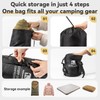 Compression Stuff Sack for Sleeping Bag - Lightweight Compression Bag,Water-Resistant