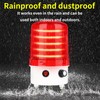 Industrial LED Rotating Warning Light, AC110V Red Strobe Light for