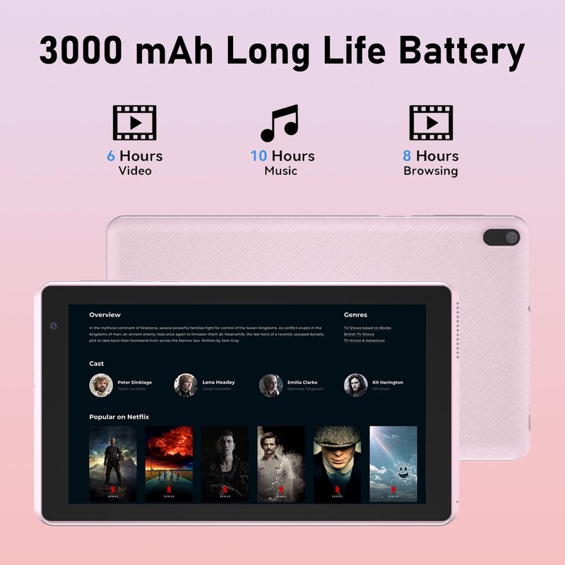 CUPEISI Tablet Android 15, 7 inch Tablet, 6GB RAM+32GB ROM/